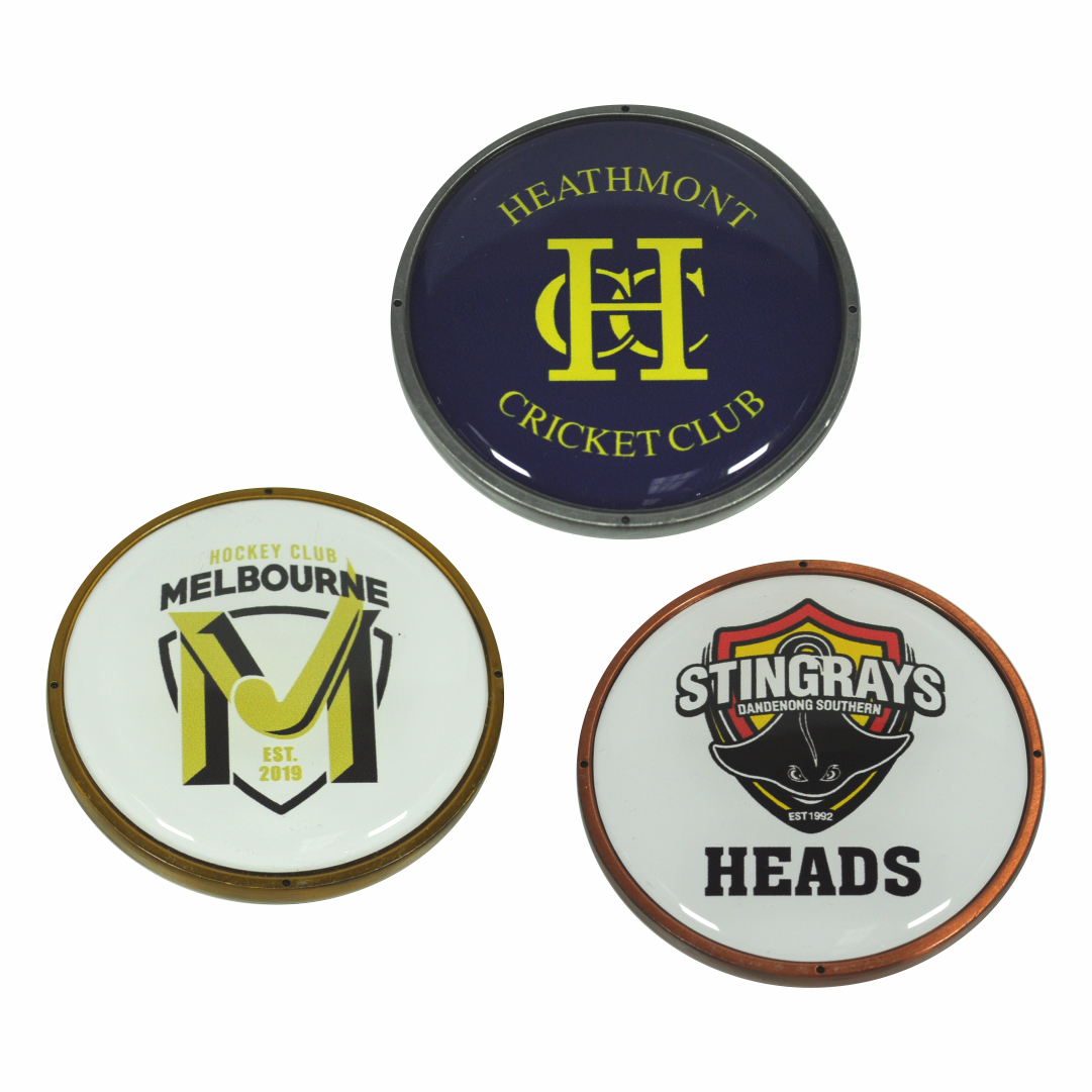 Round Antique Coin/Medal with 50mm Recess both sides - 53mm