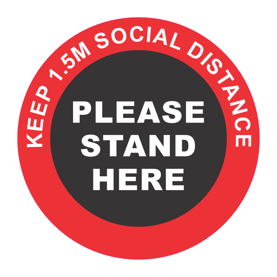 Carpet signage - 25mm Laminated Vinyl