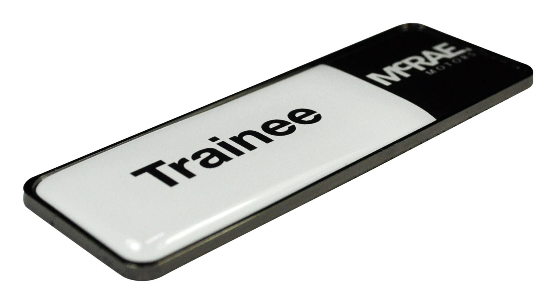 Metal Name Badge - with epoxy/resin coating