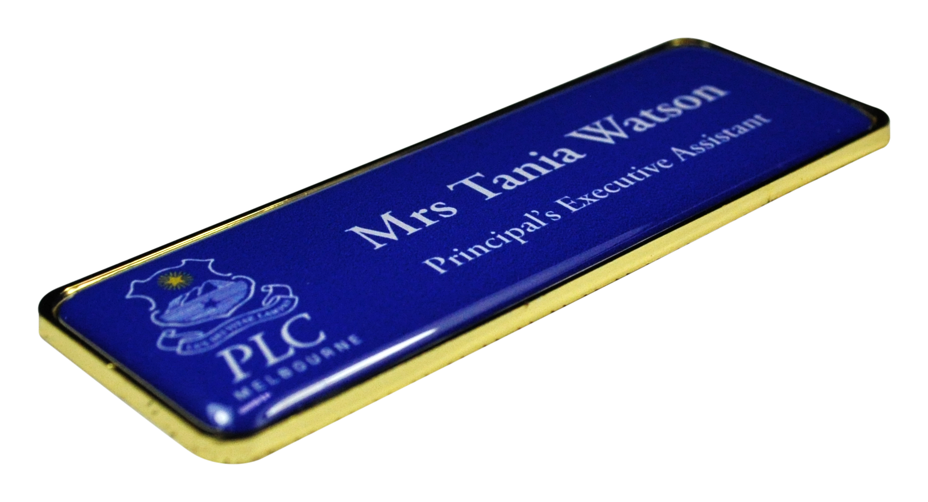 Metal Name Badge - with epoxy/resin coating