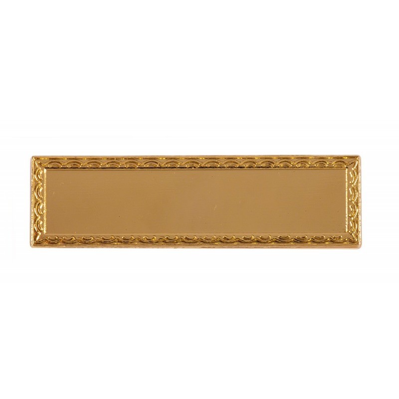 Gold Bar Badge Complete 50x14mm (IL21G)