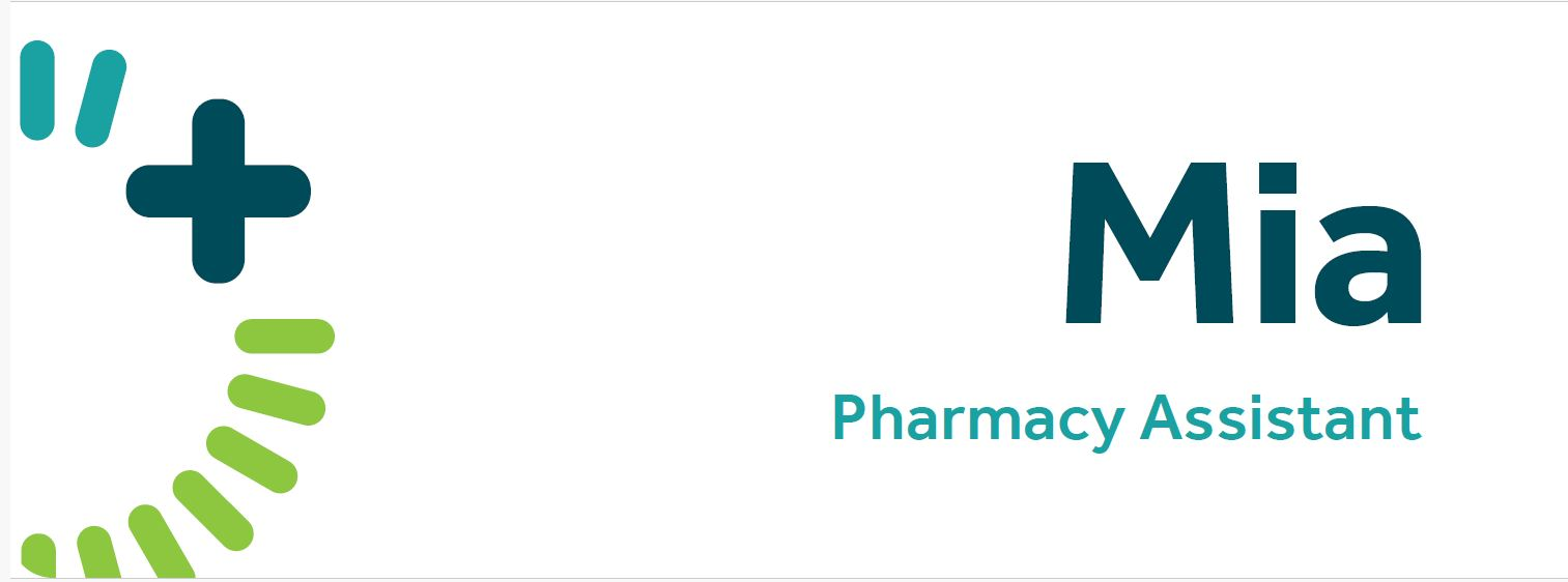 Complete Care Pharmacy name badge (white)