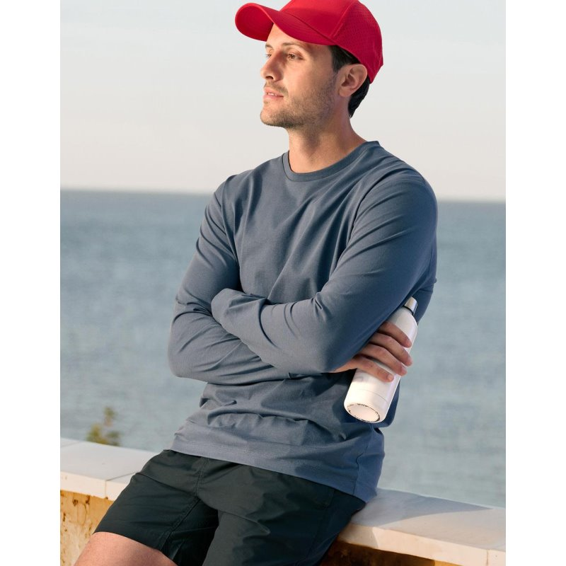 PREMIUM COTTON FACE LONG SLEEVE TEE Men's