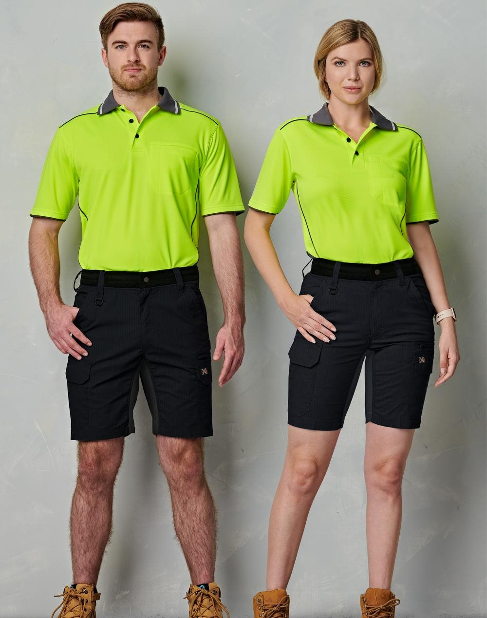 Unisex Ripstop Stretch Work Shorts