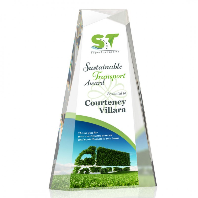 ACRYLIC TAPERED TROPHY