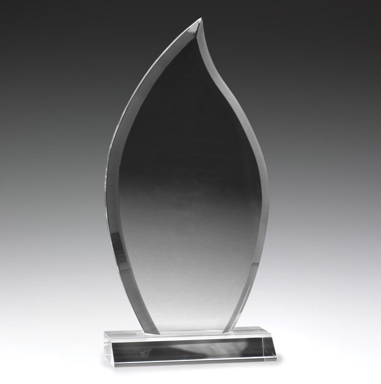 ACRYLIC FLAME TROPHY