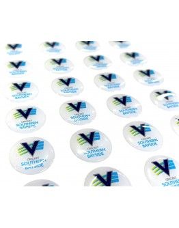Resin domed stickers